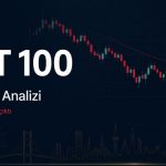 BIST 100 endeksinde gün sonu satış baskısını anlatan finans görseli