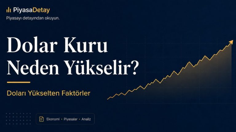 Dolar kuru neden yükselir sorusunu anlatan finans ve piyasa verileri görseli