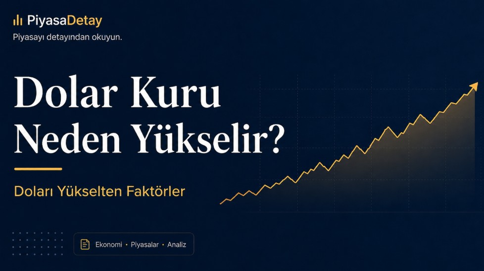 Dolar kuru neden yükselir sorusunu anlatan finans ve piyasa verileri görseli