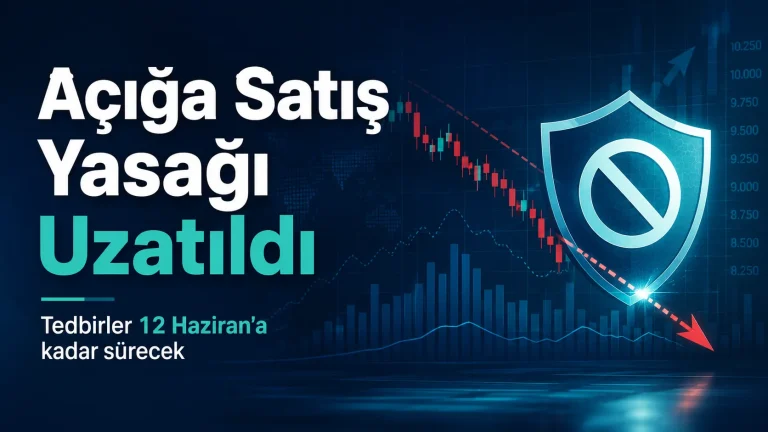 Açığa Satış Yasağı 12 Haziran’a Uzatıldı: Hisseleri Nasıl Etkiler?