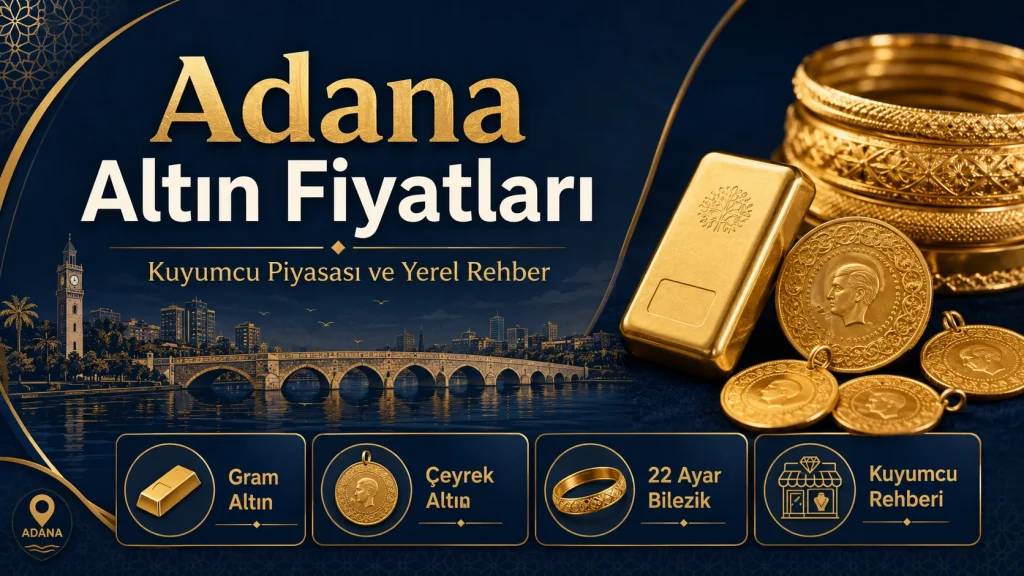 Adana altın fiyatları canlı kuyumcu piyasası