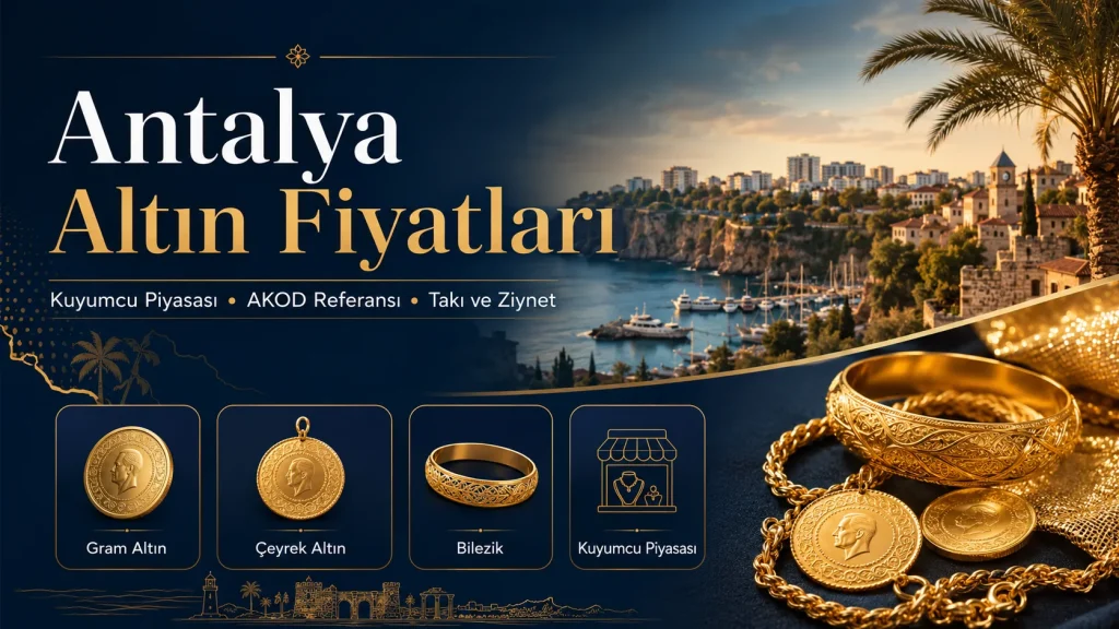 Antalya altın fiyatları canlı