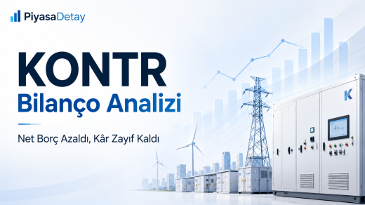 KONTR bilanço analizi 2026 ilk çeyrek kapak görseli; Kontrolmatik net borç azalırken kâr zayıf kaldı