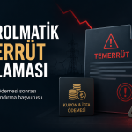Kontrolmatik’in kupon ve itfa ödemesine ilişkin açıklaması sonrası hazırlanan haber görseli.