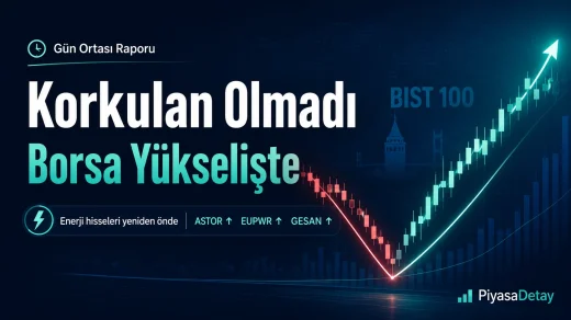 Mutlak butlan kararı sonrası borsa ilk tepki satışlarının ardından yükselişe geçti
