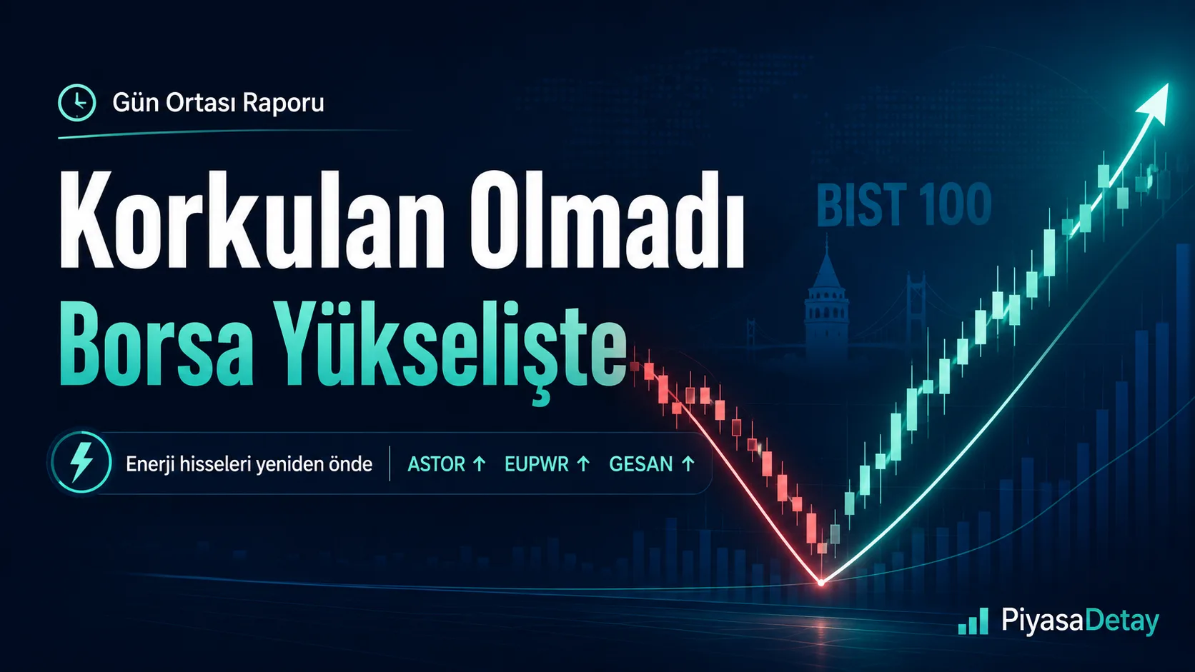 Mutlak butlan kararı sonrası borsa ilk tepki satışlarının ardından yükselişe geçti