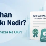 Rüçhan hakkı nedir ve kullanılmazsa ne olur sorusunu anlatan PiyasaDetay rehber görseli.