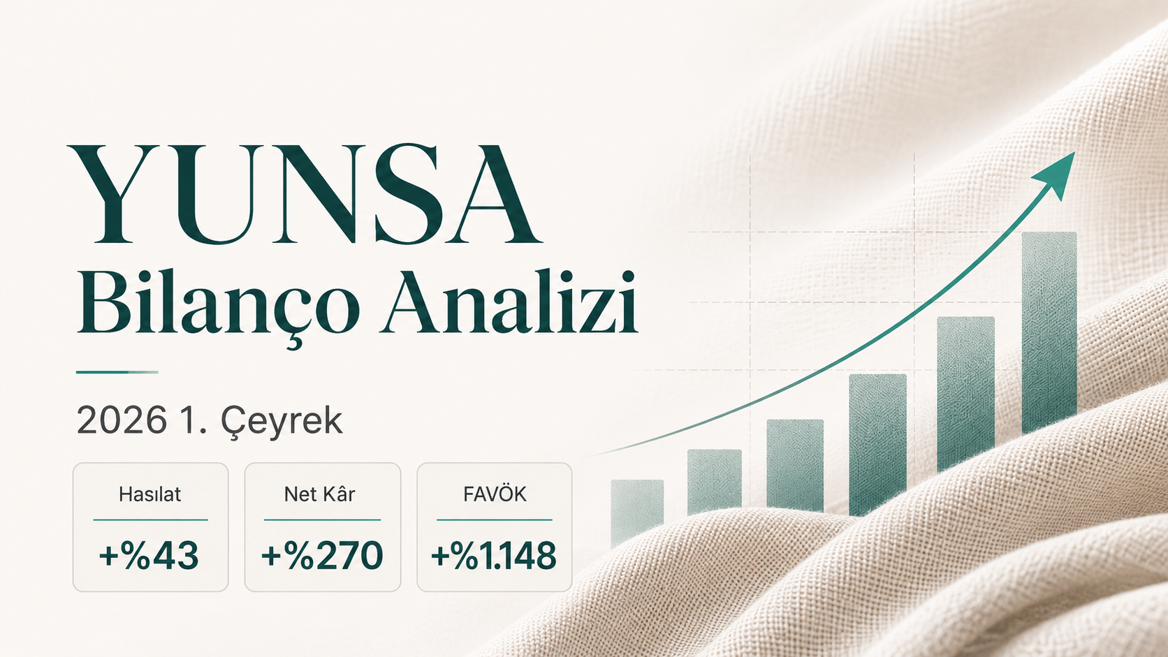 YUNSA bilanço analizi 2026 ilk çeyrek kapak görseli
