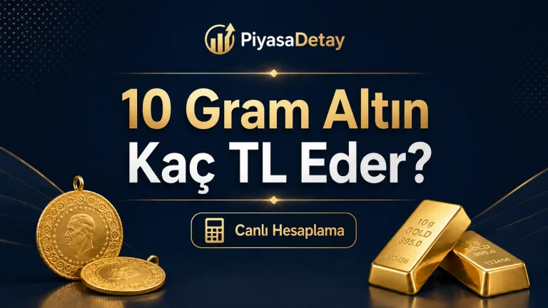 10 Gram Altın Kaç TL Eder? Canlı Hesaplama