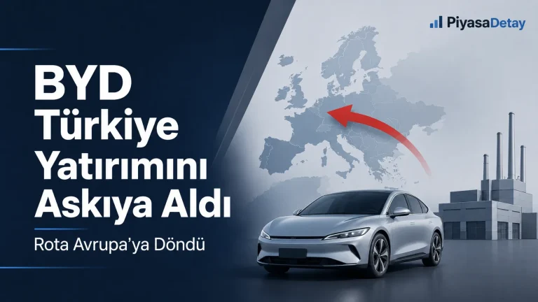 BYD Türkiye Yatırımını Askıya Aldı, Rotayı Avrupa’ya Çevirdi