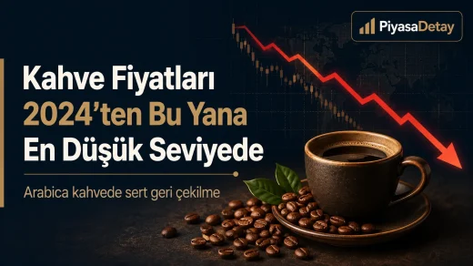 Arabica kahve fiyatlarında düşüşün arkasında Brezilya hasadı ve arz fazlası beklentisi var.
