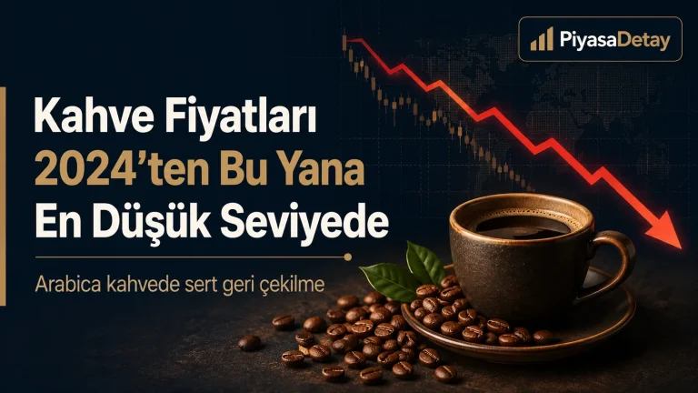 Kahve Fiyatları Sert Düştü: 2024’ten Bu Yana En Düşük Seviyede