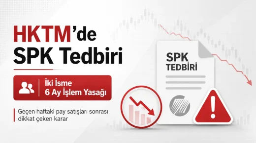 SPK’dan HKTM hissesinde iki isme 6 aylık işlem yasağı