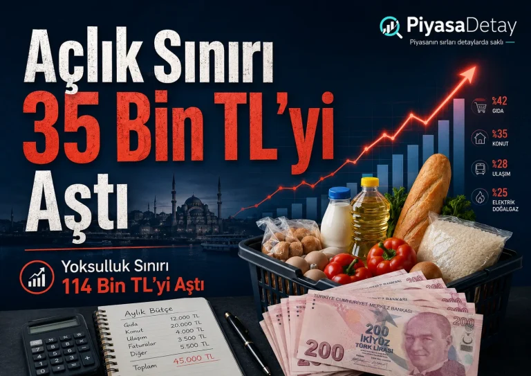 Açlık Sınırı 35 Bin TL’yi, Yoksulluk Sınırı 114 Bin Lirayı Aştı