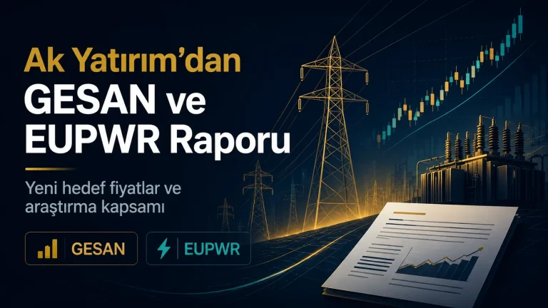 Ak Yatırım’dan GESAN ve EUPWR İçin Yeni Hedef Fiyat