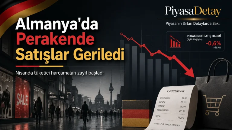 Almanya’da perakende satışlar nisanda gerilerken, tüketici harcamalarındaki zayıflık Euro Bölgesi ekonomisi için dikkat çekti.