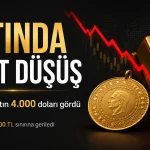 Ons altının 4.000 dolar seviyesine kadar gerilemesi, gram altın fiyatlarında da sert düşüşü beraberinde getirdi.
