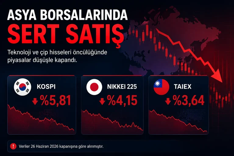 Asya Borsalarında Sert Satış: Teknoloji Hisseleri Neden Düştü?