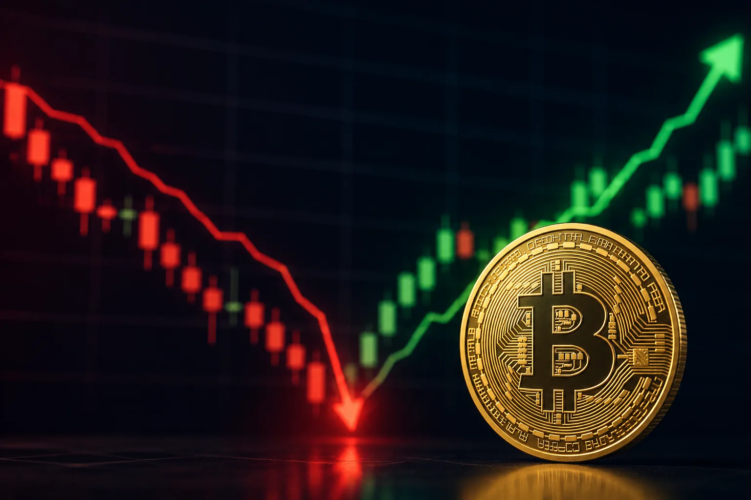 Bitcoin fiyatının 58 bin dolar seviyesinden tepki alımıyla 60 bin doların üzerine toparlanmasını gösteren kripto piyasa görseli.