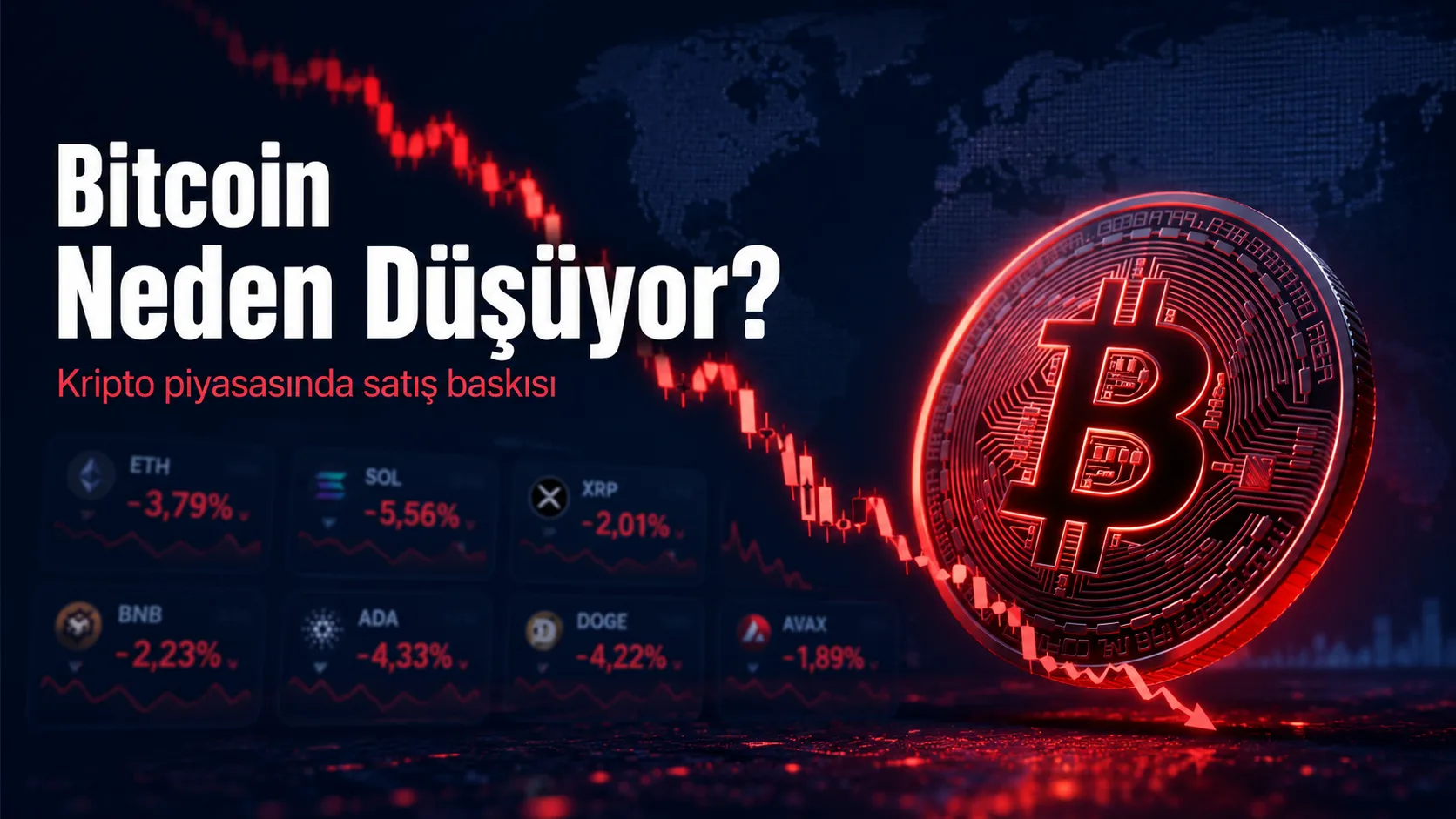 Bitcoin, ABD-İran hattındaki belirsizlik ve küresel risk iştahındaki zayıflamayla 62 bin dolar bölgesine geriledi.