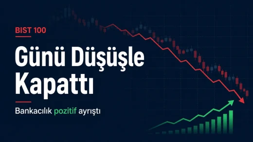 Borsa günü düşüşle kapattı