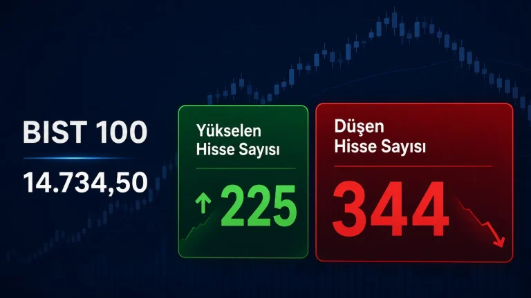 Borsa İstanbul Günü Düşüşle Kapattı: Bankalar Pozitif Ayrıştı