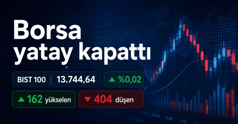 Borsa günü yatay tamamladı: Hisselerin genelinde satış baskısı görüldü