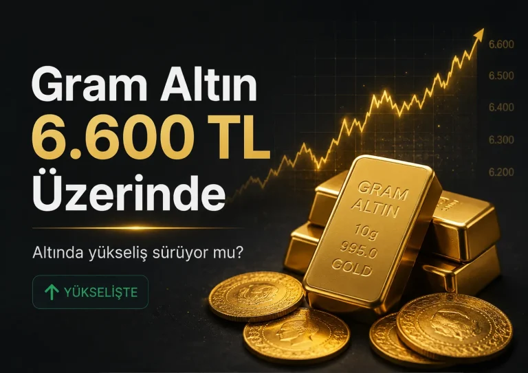 Gram Altın 6.600 TL Üzerinde: Altında Yükseliş Devam Eder mi?
