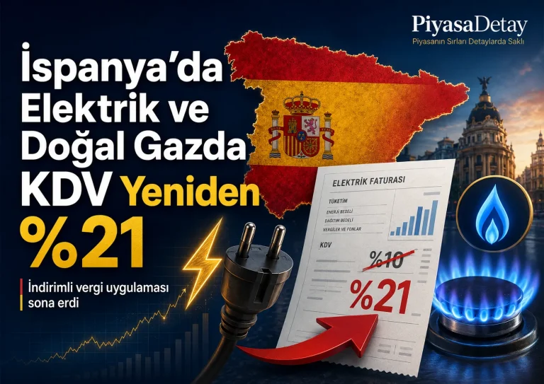 İspanya’da Elektrik ve Doğal Gazda KDV İndirimi Sona Erdi