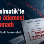 Kontrolmatik’te Tahvil Kupon Ödemesi Yapılamadı