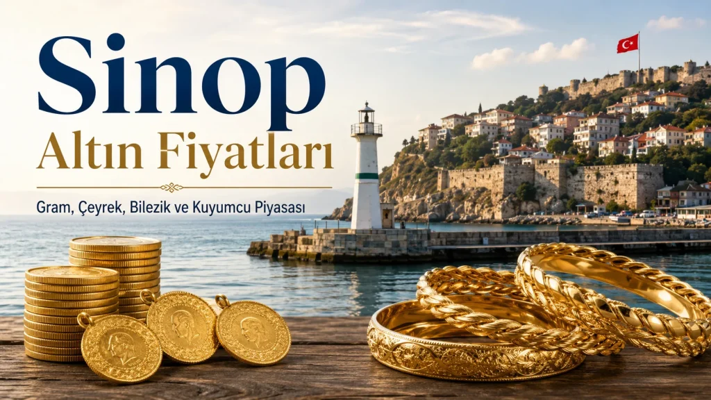 Sinop altın fiyatları: Kuyumcularda altın ne kadar?