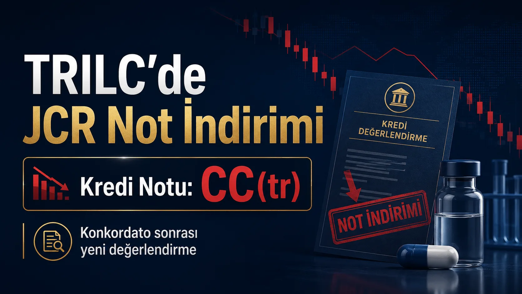 JCR, TRILC’in uzun vadeli ulusal kredi notunu CC(tr) seviyesine indirdi.