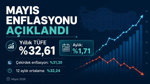 Mayıs 2026 Enflasyon Rakamları Açıklandı