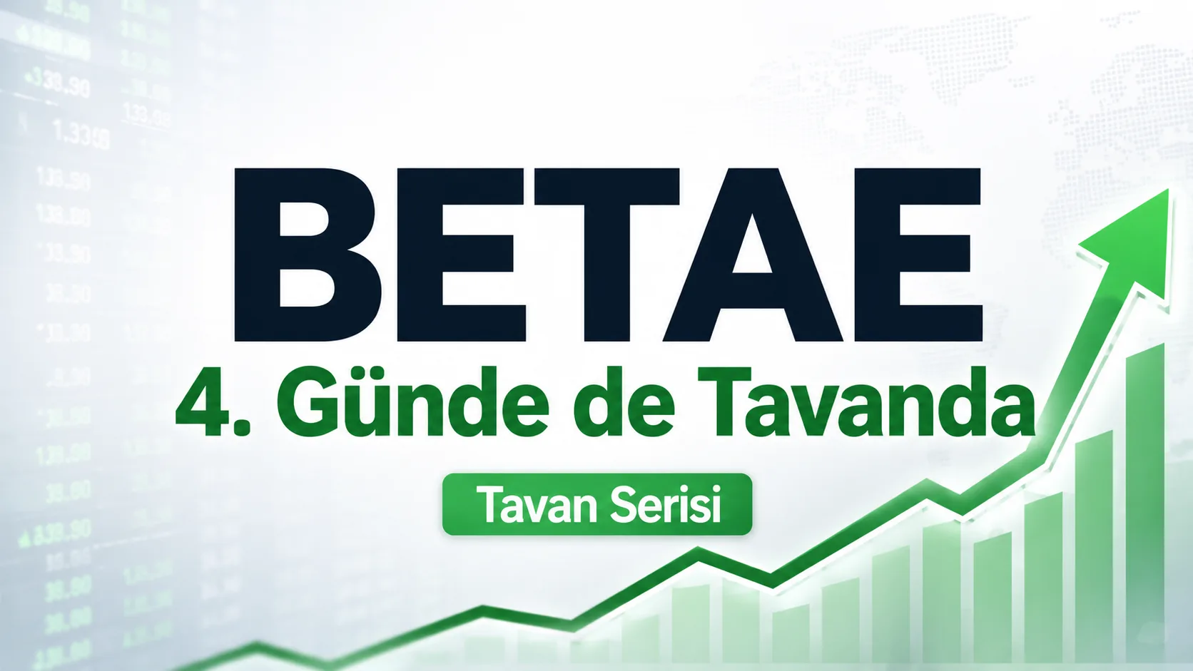 Beta Enerji hissesi BETAE, dördüncü işlem gününde de 58,50 TL tavan fiyata kilitlendi.