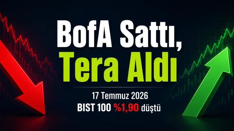 BofA ve Tera’nın Günlük Hisse Hamleleri: ASTOR’da Ortak Satış