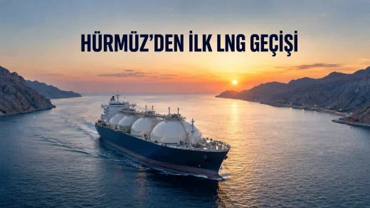 Hürmüz’den İlk LNG Tankeri Geçti