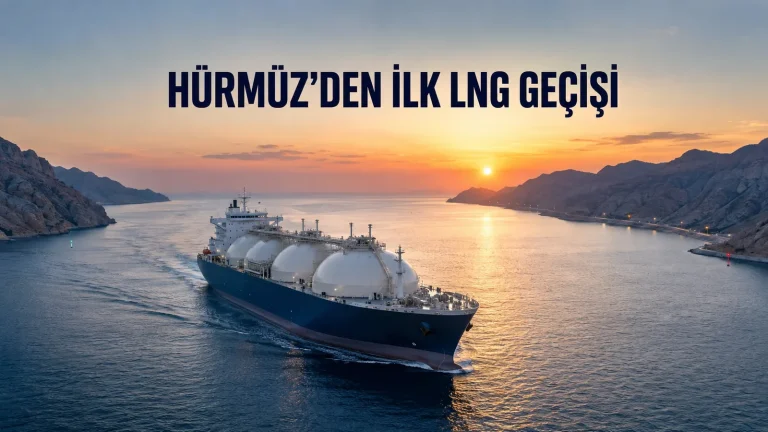 Hürmüz’den İlk LNG Tankeri Geçti