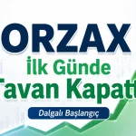 ORZAX, ilk işlem gününde tavanı bozmasına rağmen kapanışta yeniden tavan fiyata kilitlendi.