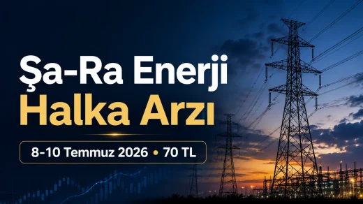 Şa-Ra Enerji halka arzında paylar 8-10 Temmuz 2026 tarihleri arasında 70 TL sabit fiyatla satışa sunulacak.