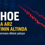 SOHOE hissesinin halka arz fiyatının altında işlem gördüğünü anlatan borsa haber görseli