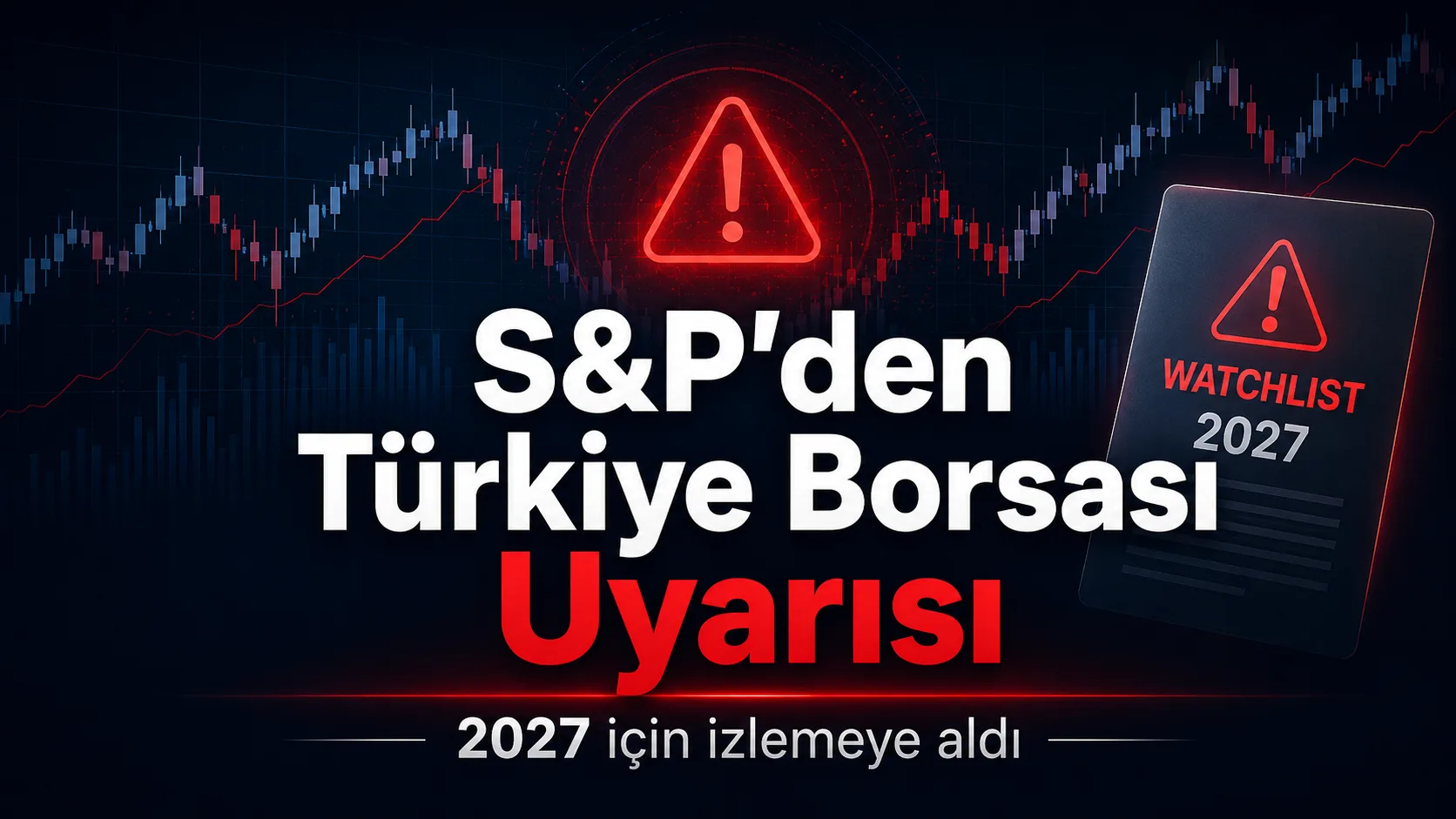 S&P Dow Jones Indices, Türkiye’yi 2027 ülke sınıflandırması incelemesi kapsamında izlemeye aldı.