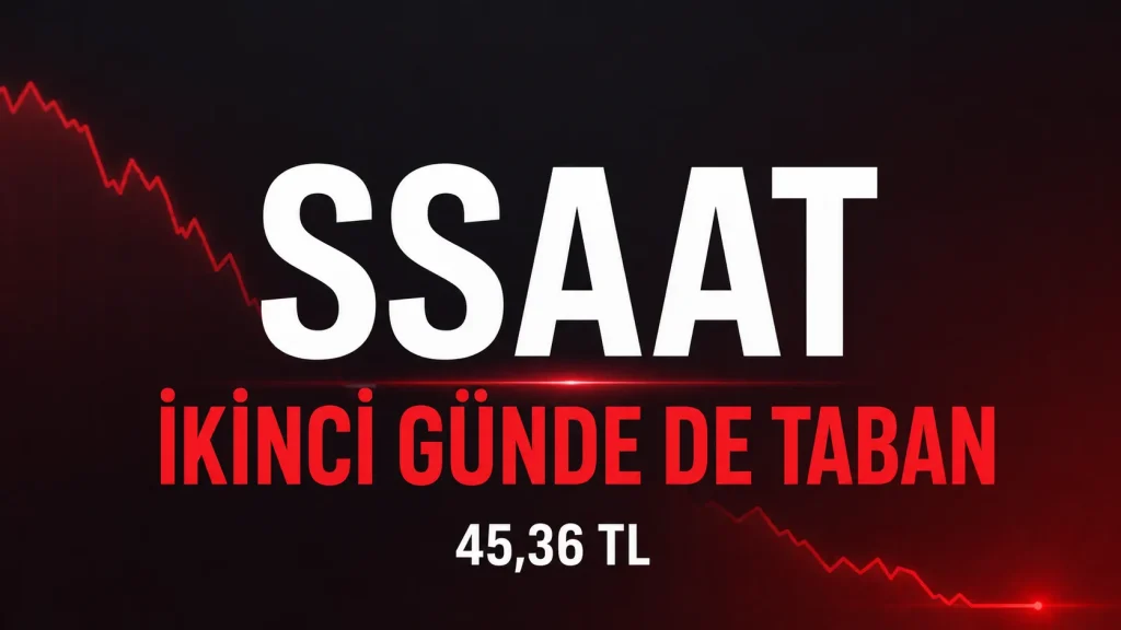 SSAAT ikinci işlem gününde de taban oldu