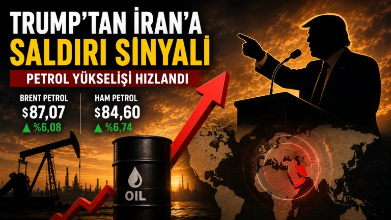 Trump İran’a Saldırı Sinyali Verdi: Petrol Fiyatlarında Yükseliş Hızlandı