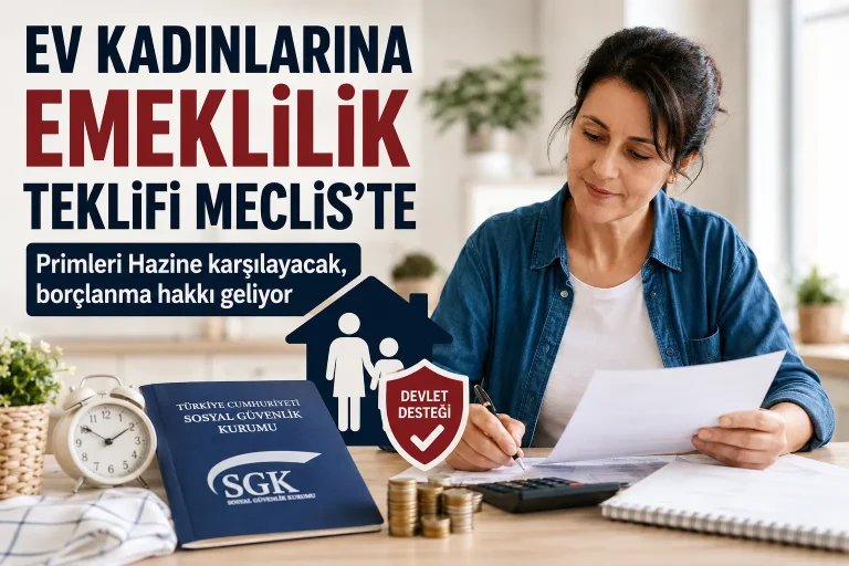 TBMM’deki teklif, ücretsiz ev içi emek verenler ile bakım sağlayan kişilerin sosyal güvenlik kapsamına alınmasını öng…