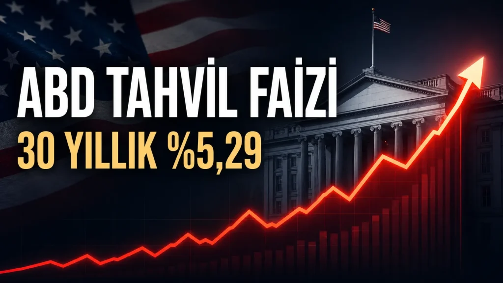ABD’nin 30 yıllık tahvil faizi yüzde 5,29’a çıkarak 2007’den bu yana en yüksek seviyesini gördü.