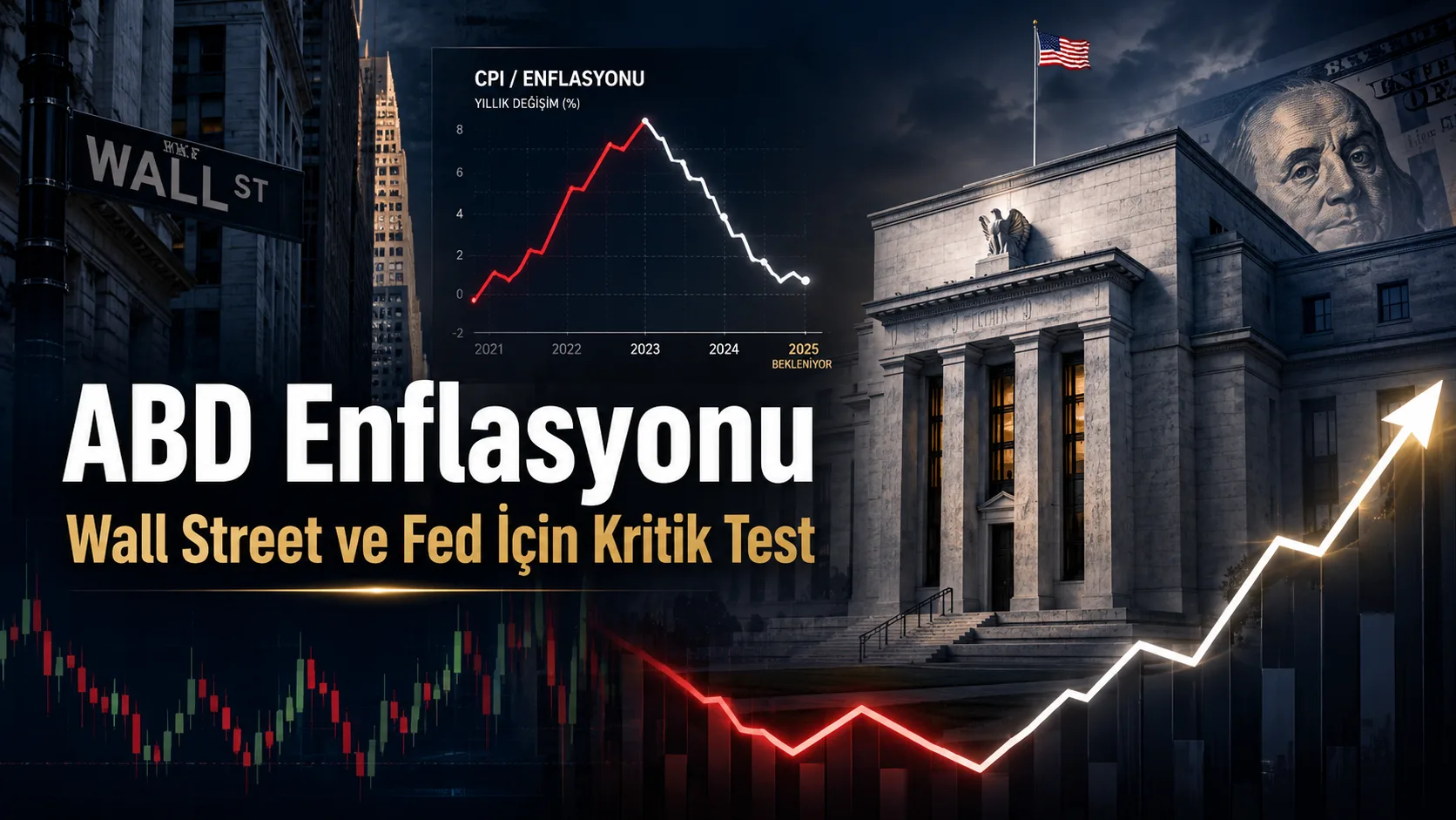 ABD enflasyon verisi öncesi Wall Street ve Fed