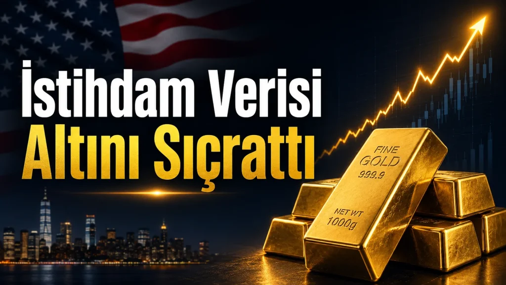 ABD istihdam verisi sonrası altın 7 haftanın zirvesine yükseldi