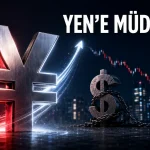 ABD ve Japonya’nın yen piyasasına müdahalesini simgeleyen Japon yeni ve dolar görseli
