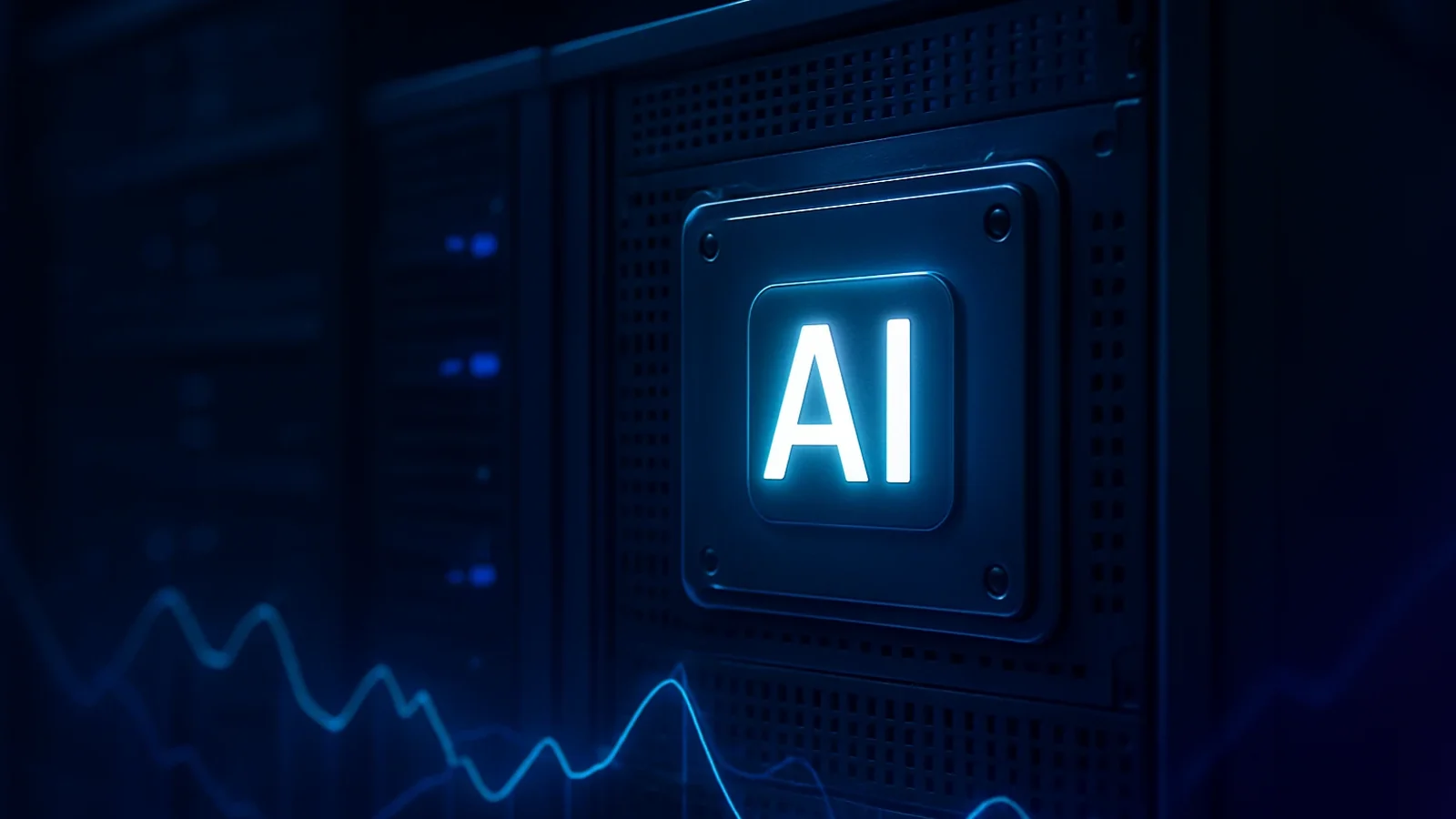 AMD bilançosu sonrası veri merkezi talebini ve hisse senedindeki geri çekilmeyi anlatan temsili görsel