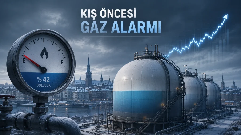 Avrupa’nın Doğal Gaz Depolarında Kış Alarmı